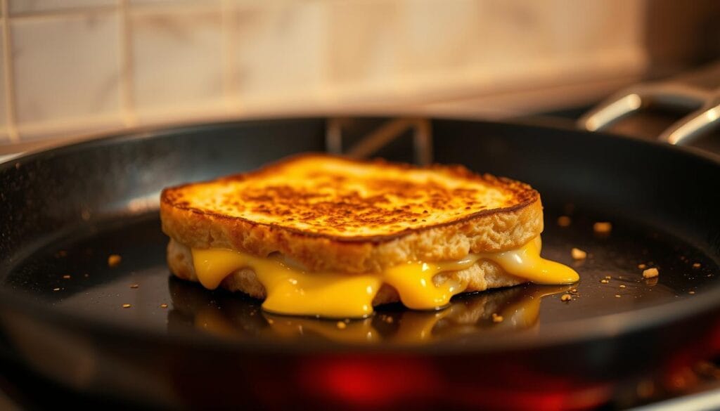 Cheese toastie cooking technique Cheese toastie cooking technique