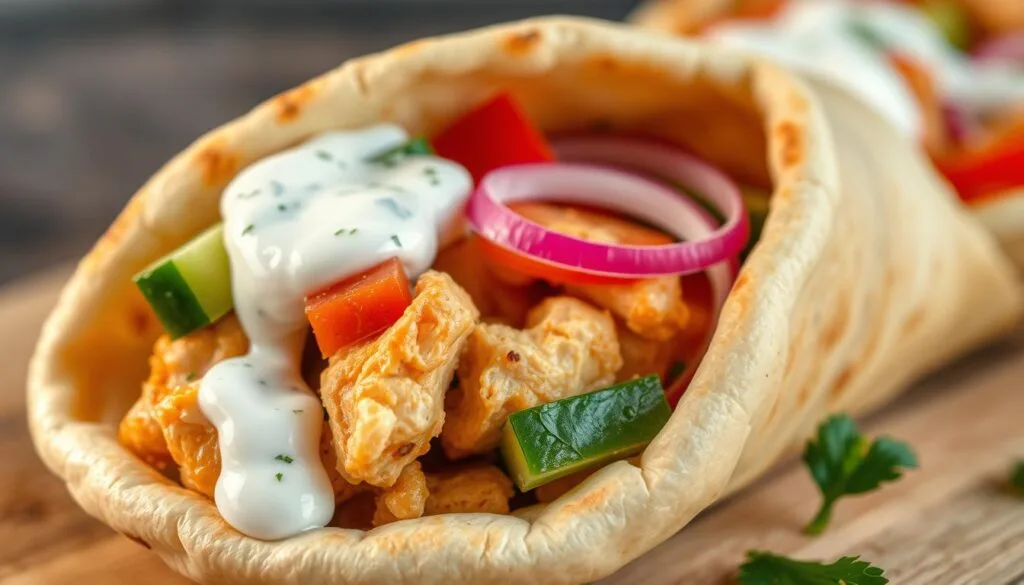 Chicken Tzatziki Pita Sauces Chicken Tzatziki Pita Sauces