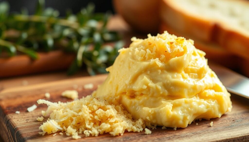 Garlic Parmesan Butter Spread for Grilled Cheese Garlic Parmesan Butter Spread for Grilled Cheese