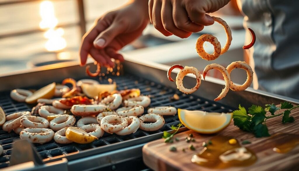 Grilled Calamari Recipe Preparation