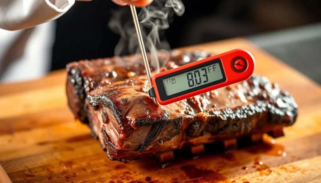 Perfectly Smoked Beef Short Ribs Temperature Check Perfectly Smoked Beef Short Ribs Temperature Check
