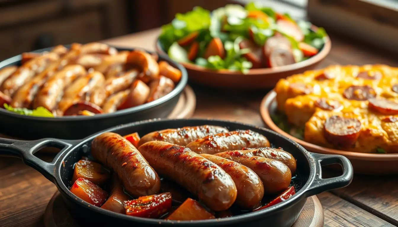 meals with smoked sausage