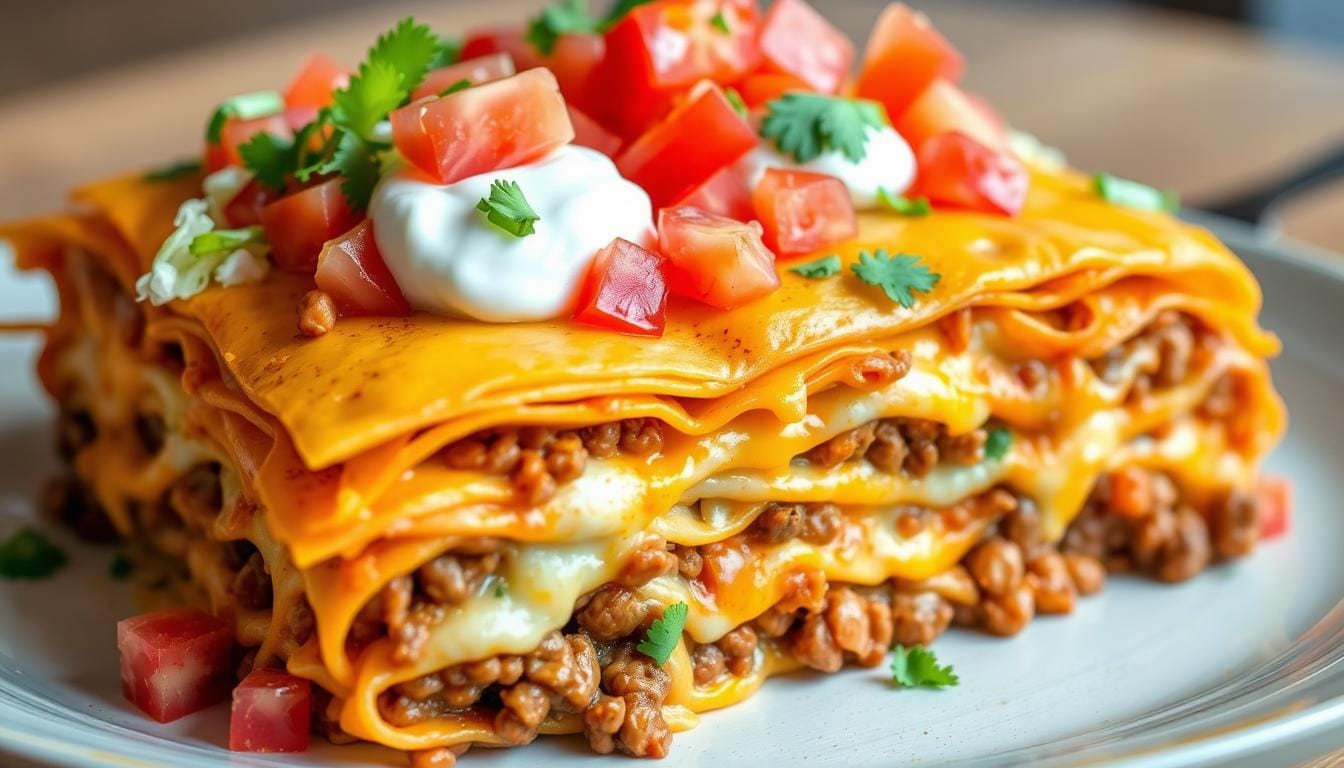 taco lasagna recipe