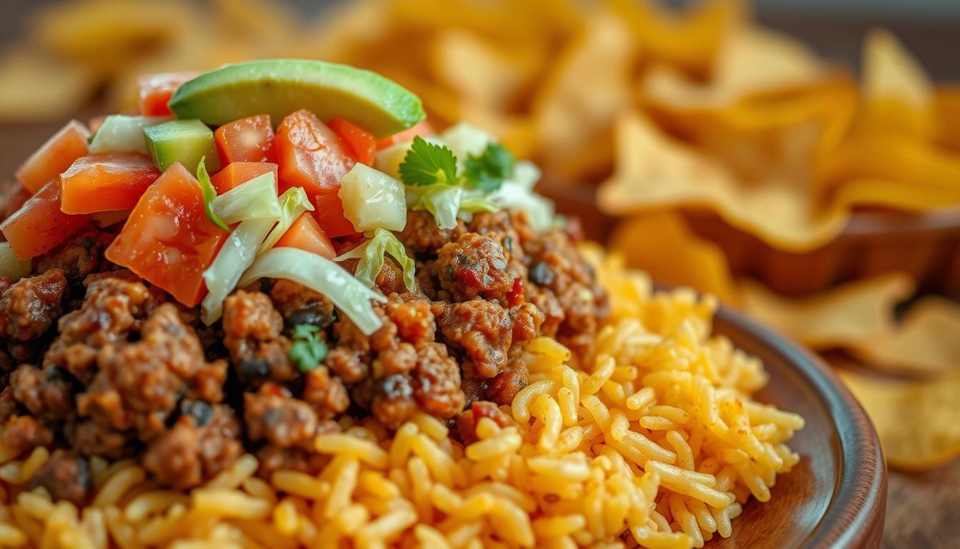 tacos and rice