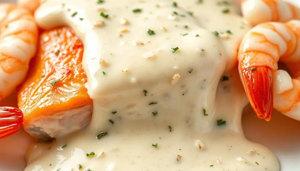 Creamy Garlic Sauce for Salmon Shrimp Creamy Garlic Sauce for Salmon Shrimp