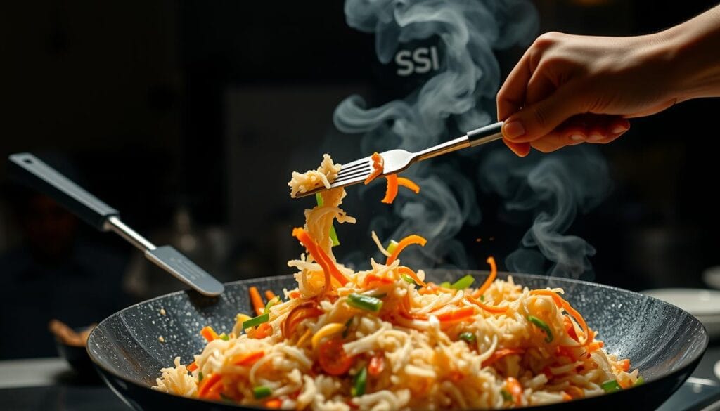 Hibachi Fried Rice Cooking Techniques