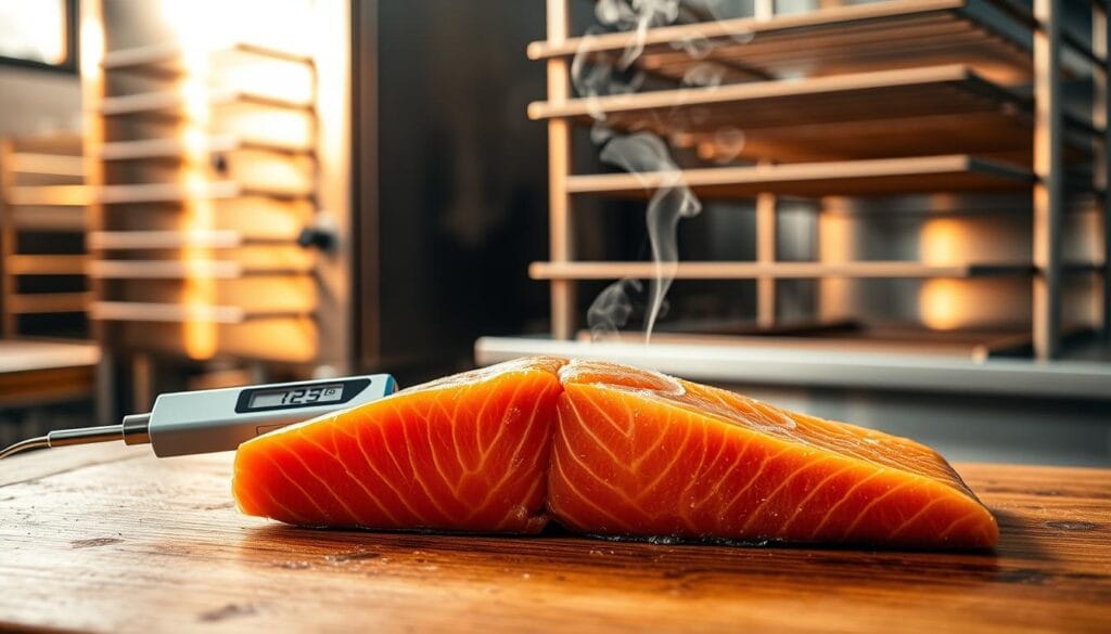 Smoked Salmon Temperature Control Smoked Salmon Temperature Control