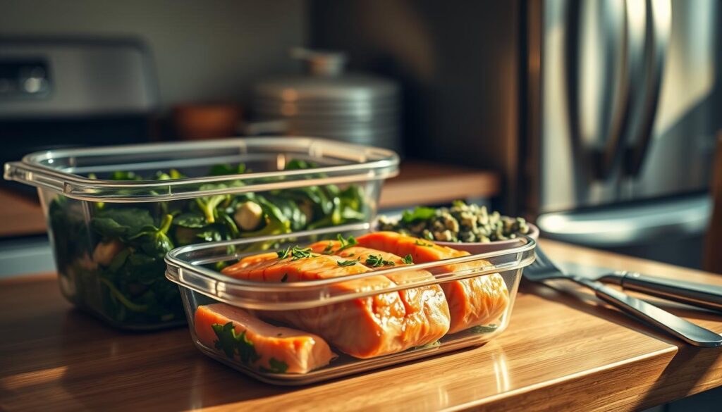 Storing Salmon with Creamed Spinach Storing Salmon with Creamed Spinach