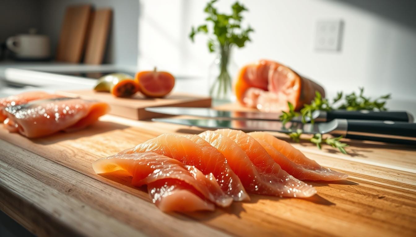 is smoked salmon raw