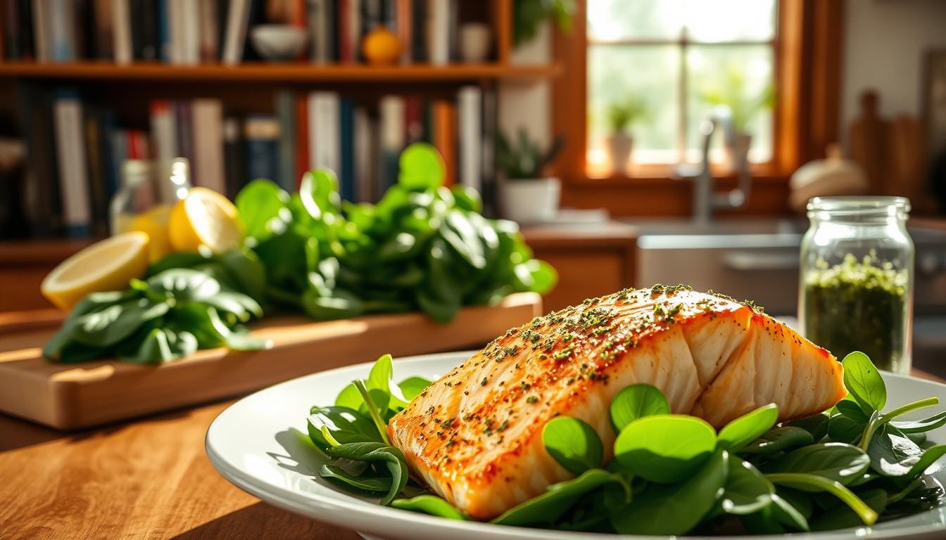 salmon spinach recipe